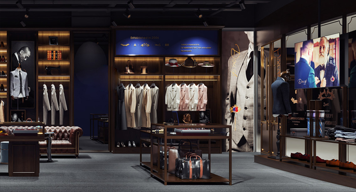 高級(jí)定制西裝店·竇裁縫|品牌策劃/LOGO設(shè)計(jì)/VI設(shè)計(jì)/店面空間設(shè)計(jì)